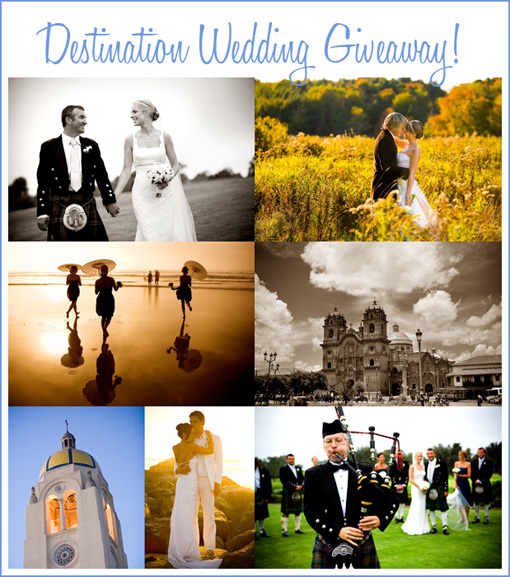 DESTINATION WEDDING PHOTOGRAPHY GIVEAWAY!