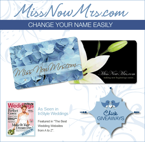 Miss Now Mrs. Giveaway!