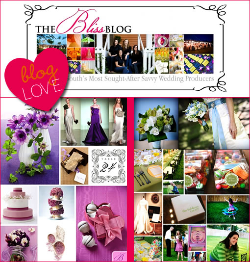 Wedding blog featuring cakes, flowers, and bridal fashion