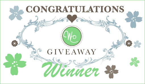 Congratulations Giveaway Winner Announcement Image