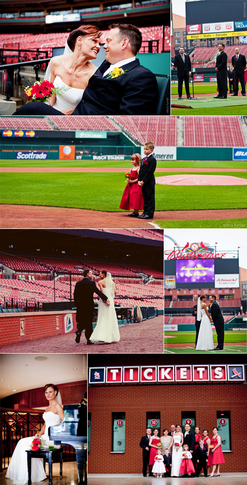 Danny and Erin's Busch Stadium Wedding