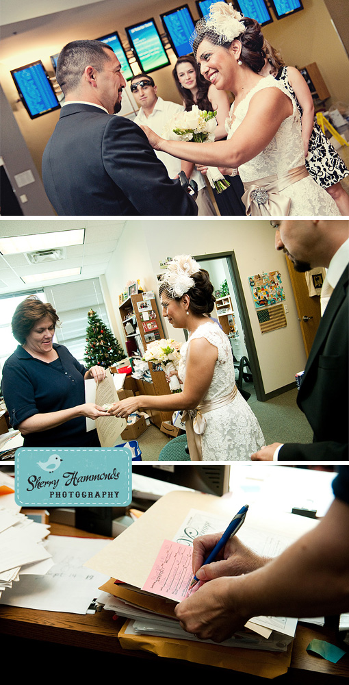 Sherry Hammonds Photography- fabulous and funky backyard wedding!