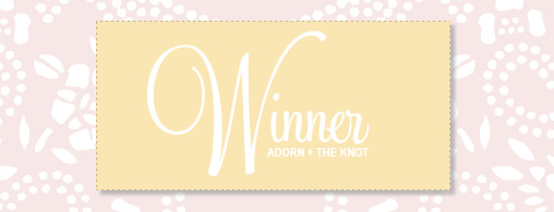 The Knot.com + Adorn Jewelry Winner