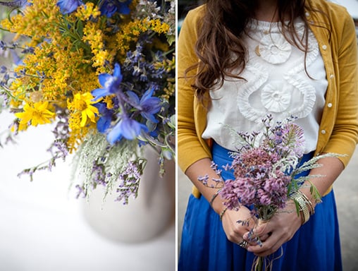 Yellow & Blue Wedding Ideas From Kate Osborne Photography