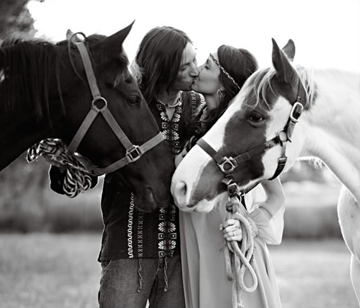 Hippie Wedding Engagement Session