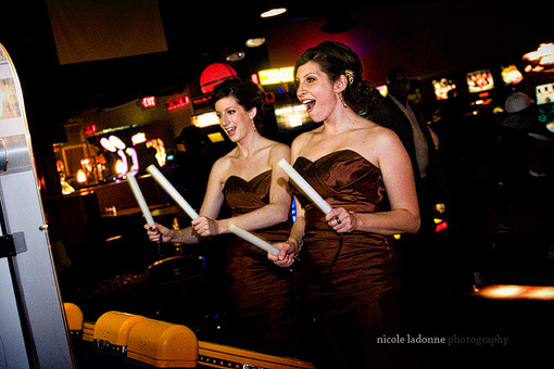 arcade bridesmaids