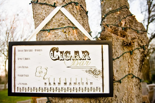 cigar bar sign