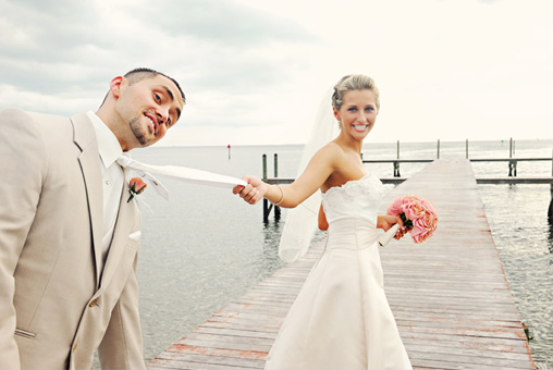 Seaside Wedding From J.Monetstudios