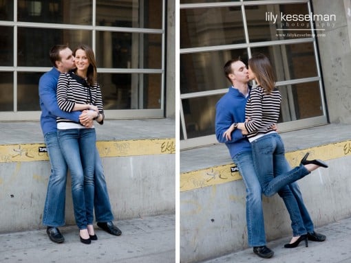Eva and Kevin's New York engagement shoot