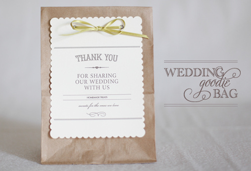 Elegant Wedding Goodie Bags Favors