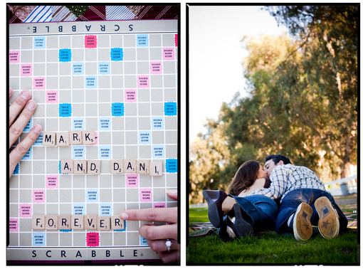 onelove photography | scrabble love {engagement session}