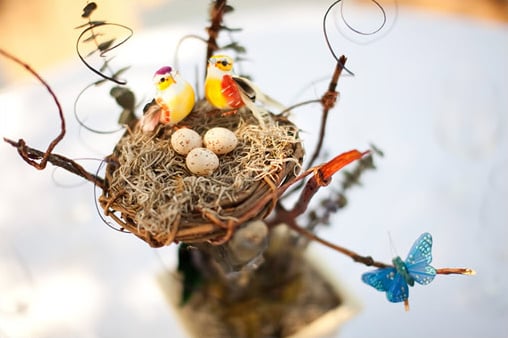 DIY wedding nest