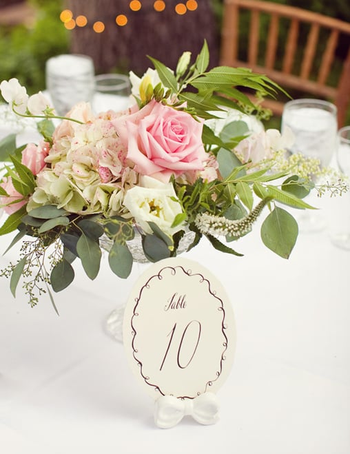 unique wedding table number holder