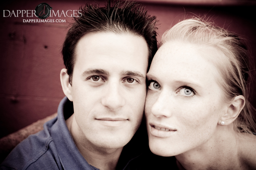 Close up portrait of a smiling couple with beautiful eyes