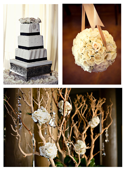 Black and Champagne Wedding