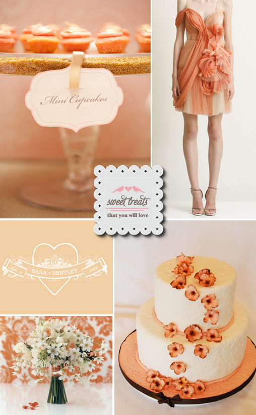 Sweet Treats + Peach Wedding Ideas