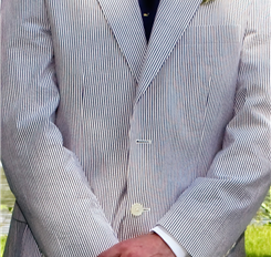 Seersucker wedding suit