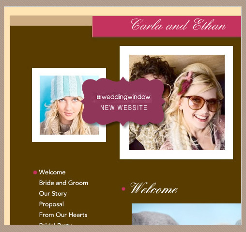 Custom Wedding Websites From Wedding Window