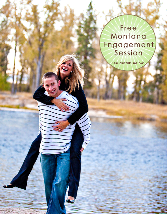 Free Montana Engagement Portraits by Kristine Paulsen Photography