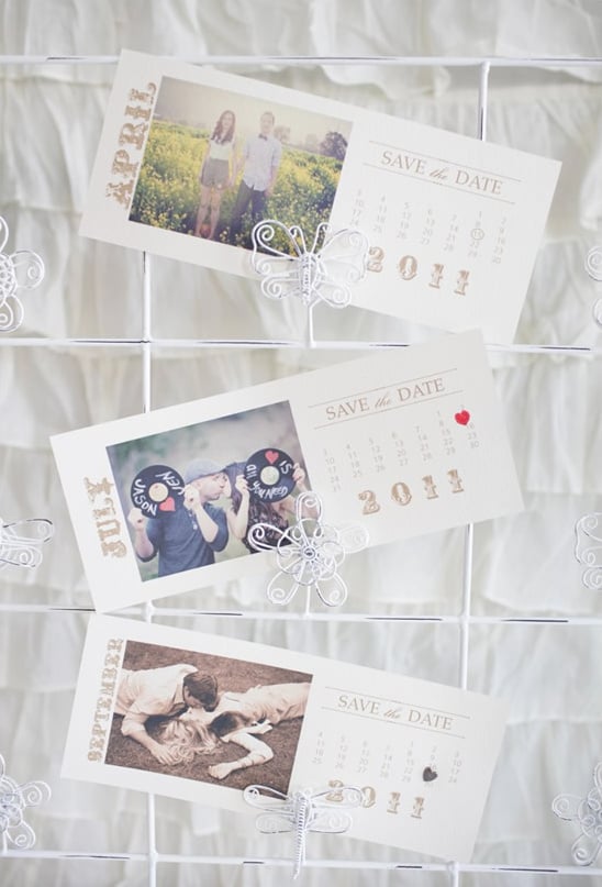 Free Photo Save the Date Calendar Cards