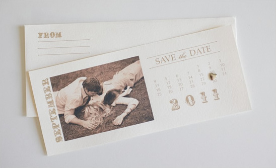 Free Photo Save the Date Calendar Cards