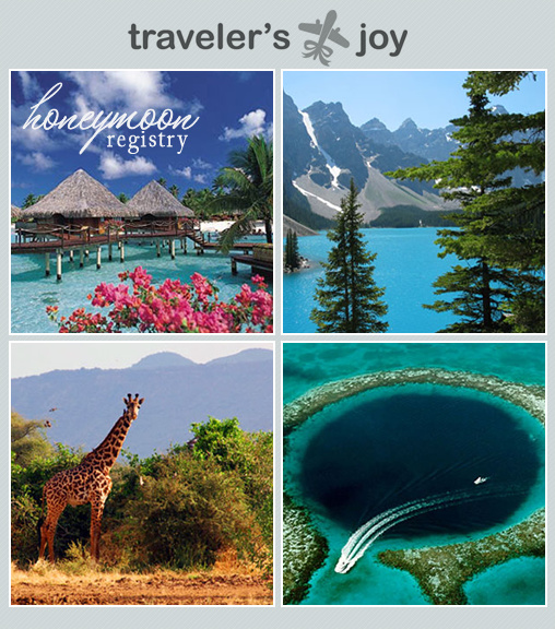 Honeymoon Registry From Traveler's Joy