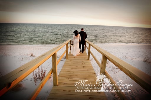 Mike and Marlene's Skype Wedding~ Navarre Beach, FL