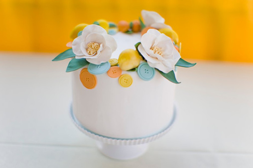 Shabby Chic Bridal Button Shower