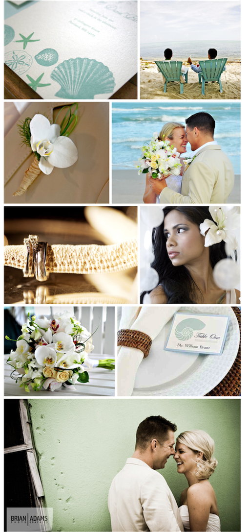 A Beach Inspiration from Real Weddings