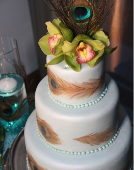 A Peacock Inspired Modern Wedding