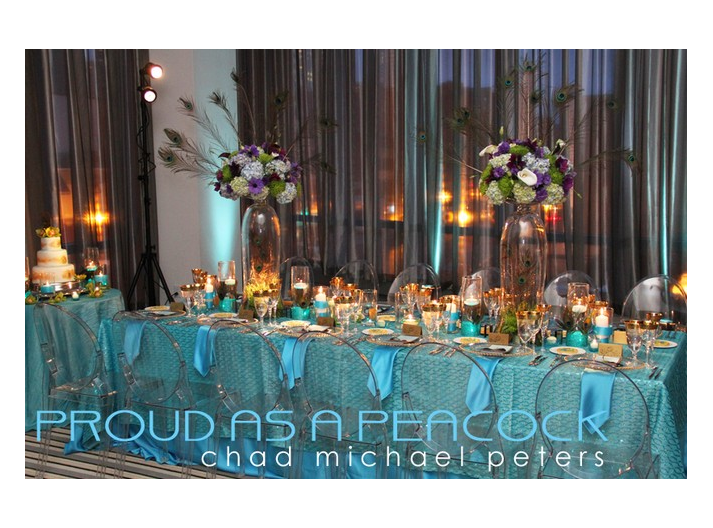 A Peacock Inspired Modern Wedding