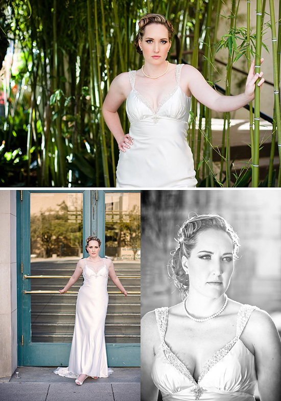 Lizz's vintage inspired downtown Dallas bridal session!
