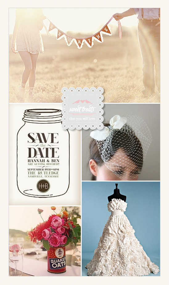 Sweet Treats + A Mason Jar Wedding