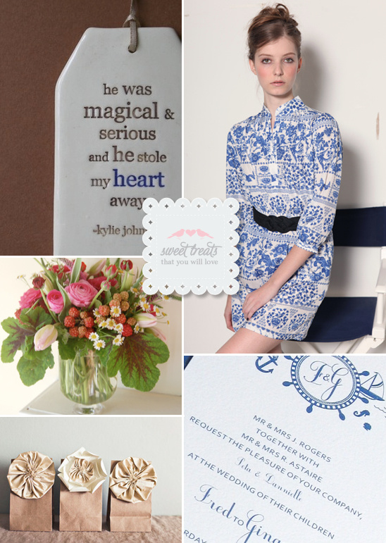 Sweet Treats + Navy Wedding Ideas