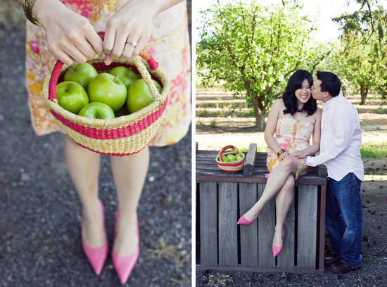 {engagement session} down on the (apple) farm!