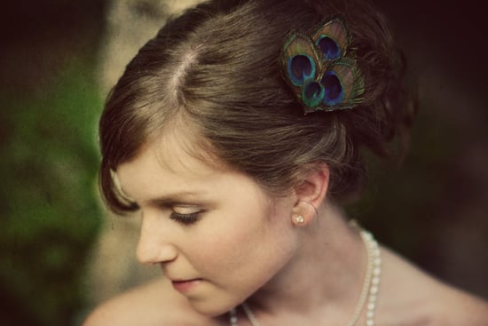 Lace, Pearls, and Peacock Feathers - Texas Bridal Session