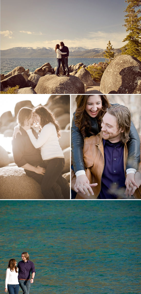 Lake Tahoe engagement session by Photography by Monique