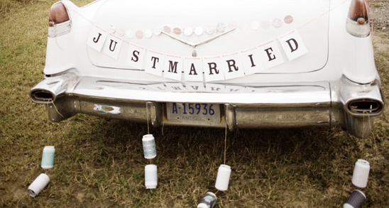 Retro Wedding Signs