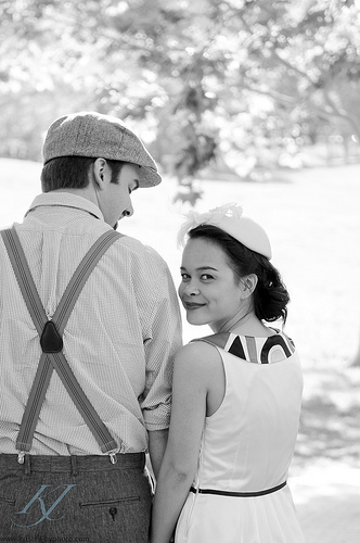 Vintage Engagement Session . Kristen Joy Photography