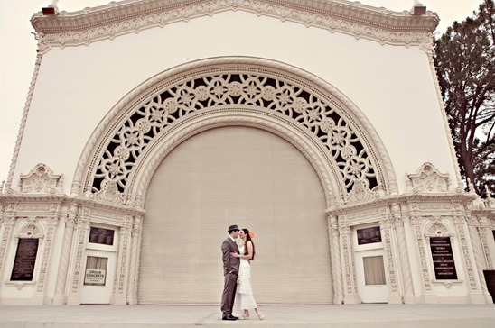 Balboa Park, San Diego Vintage Engagement