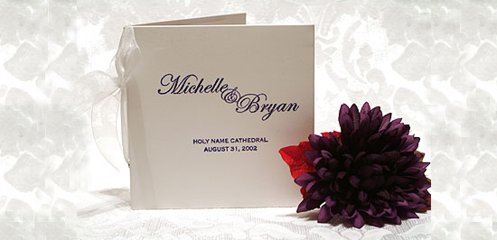 Wedding Programs that double as Favors