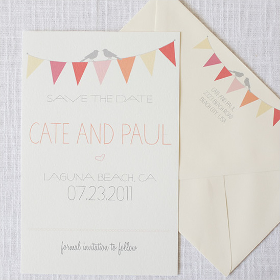 Save the Date: Cate & Paul, Laguna Beach wedding, July 23, 2011