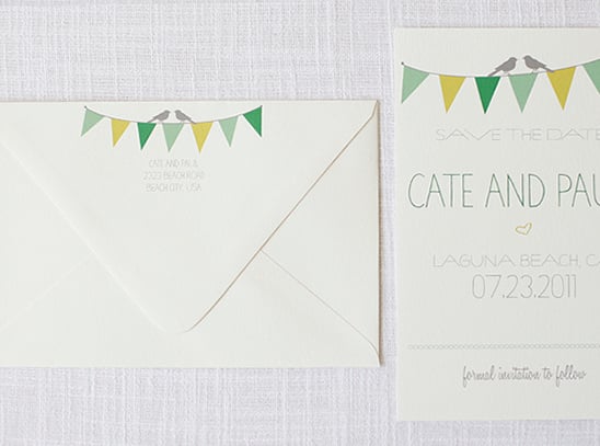 Bunting Do It Yourself Save the Dates
