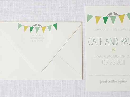 Wedding save the date: Cate & Paul, July 23, 2011
