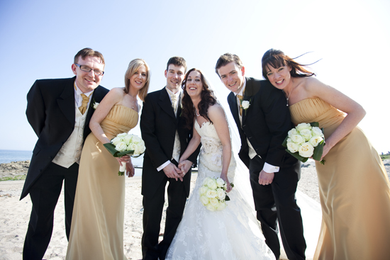 Ciara + Darren's Beach Wedding