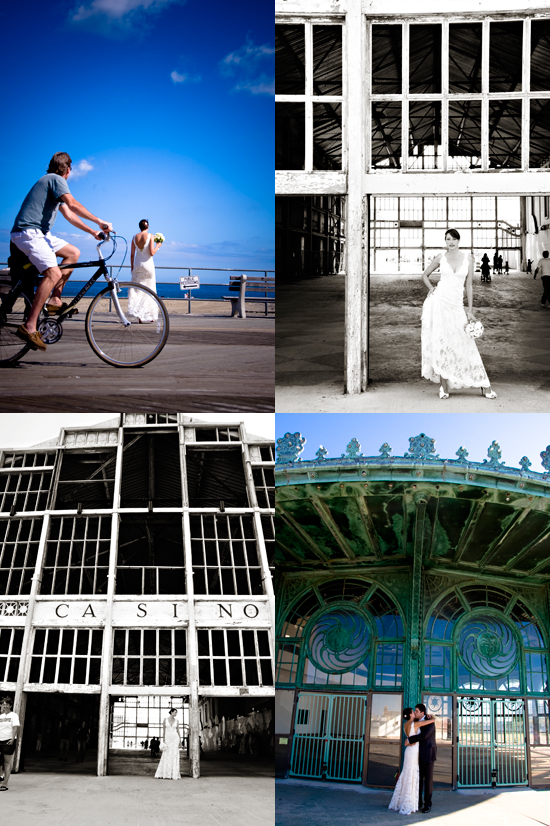 Wedding photos casino boardwalk