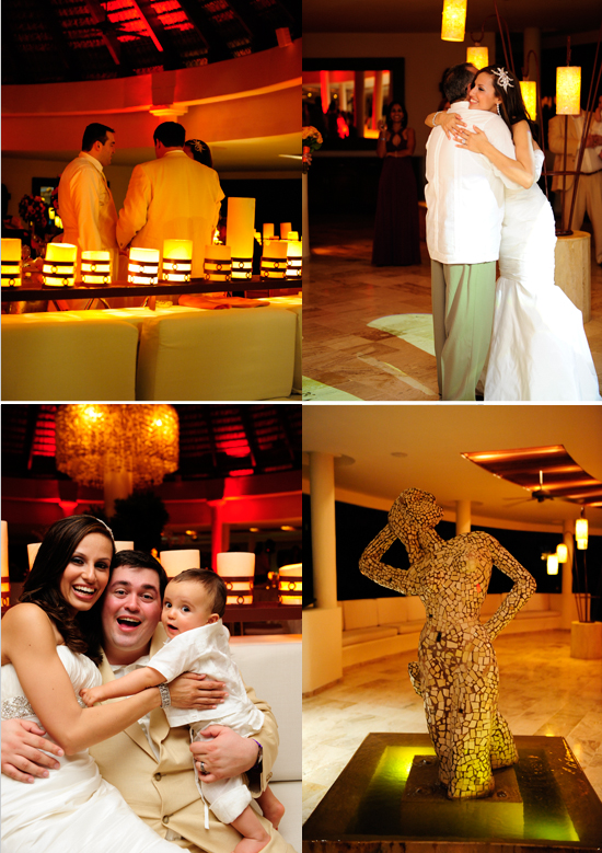 Wedding party and reception photos