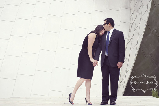 Downtown Los Angeles Engagement Session by Chenin Boutwell