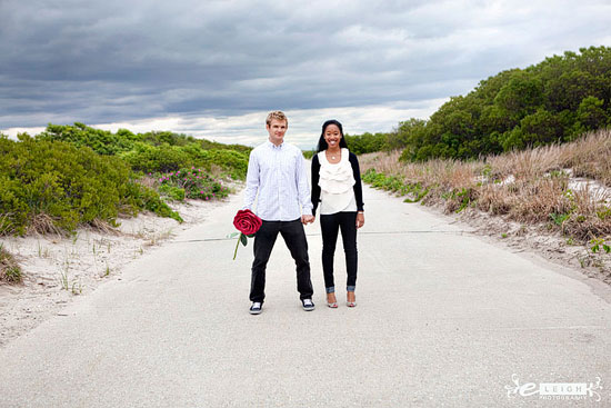 Fort Tilden Engagement Session by E. Leigh Photography