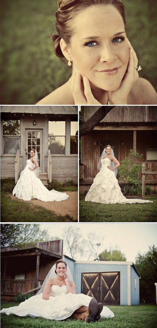 Kelly's Rustic Couture Bridals {Texas}
